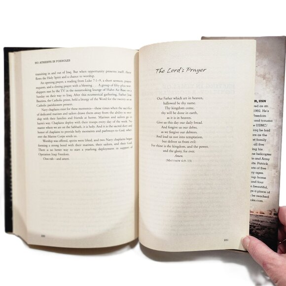 No Atheists in Foxholes: Prayers & Reflections from t Front by McLaughlin SIGNED - Picture 6 of 7